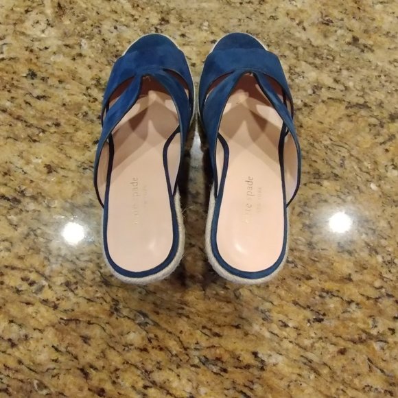 Kate Spade New York Tropez Espadrille Wedges Size 9B - Picture 13 of 15